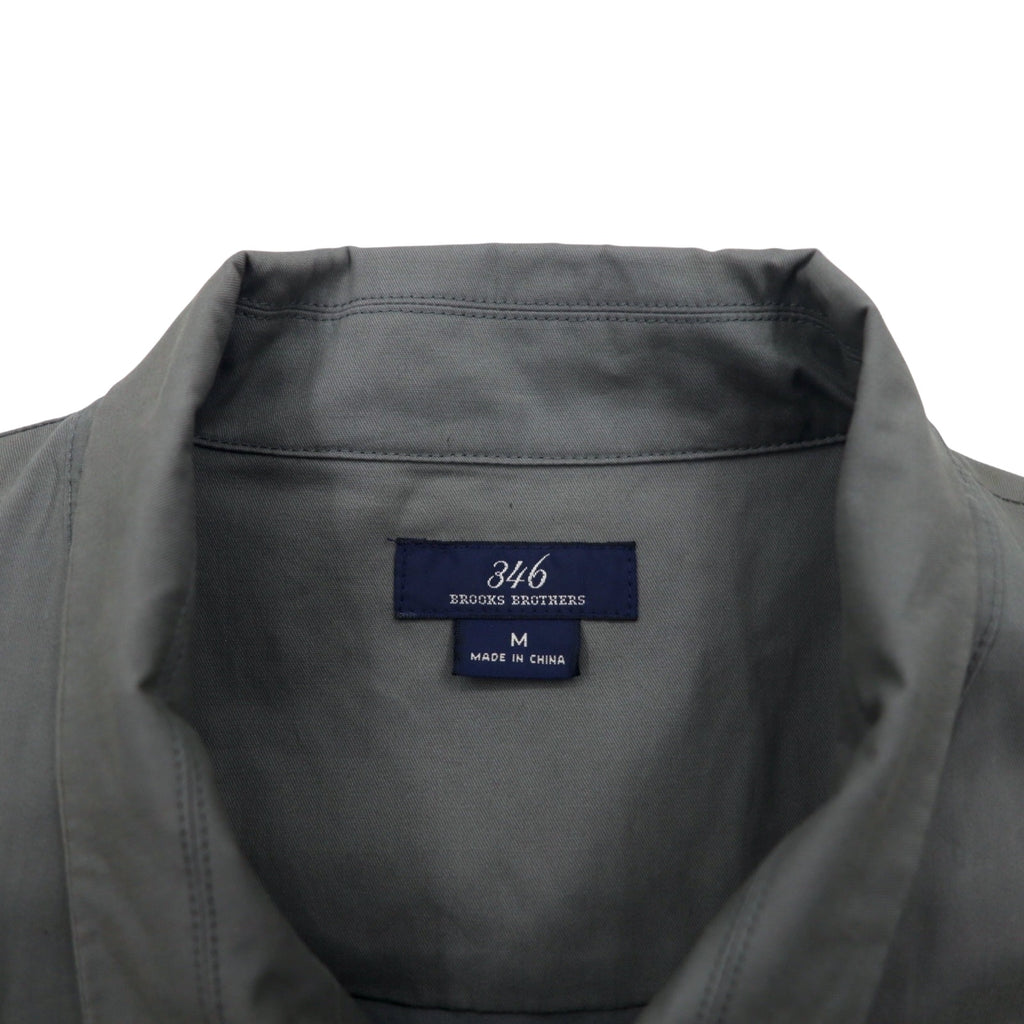 346 BROOKS BROTHERS スウィングトップ ハリントンジャケット M グレー コットン