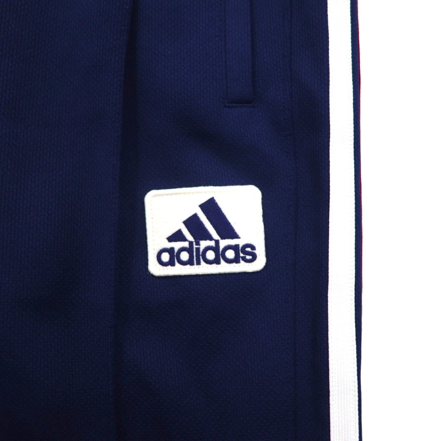 adidas 90年代 デサント社製 トラック ジャージ セットアップ M スタンドカラー 裾ジップ スリット