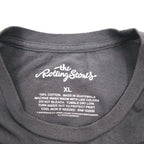 The Rolling Stones Official Rock Band T-Shirt, Size XL, Gray Cotton, Tongue