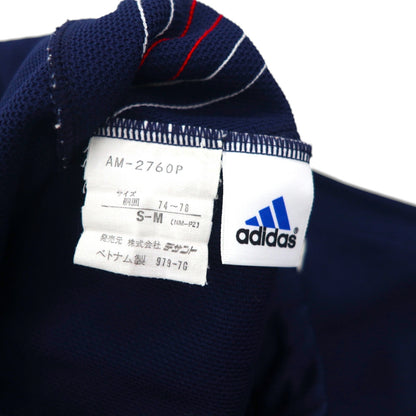 adidas 90年代 デサント社製 トラック ジャージ セットアップ M スタンドカラー 裾ジップ スリット