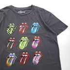The Rolling Stones Official Rock Band T-Shirt, Size XL, Gray Cotton, Tongue