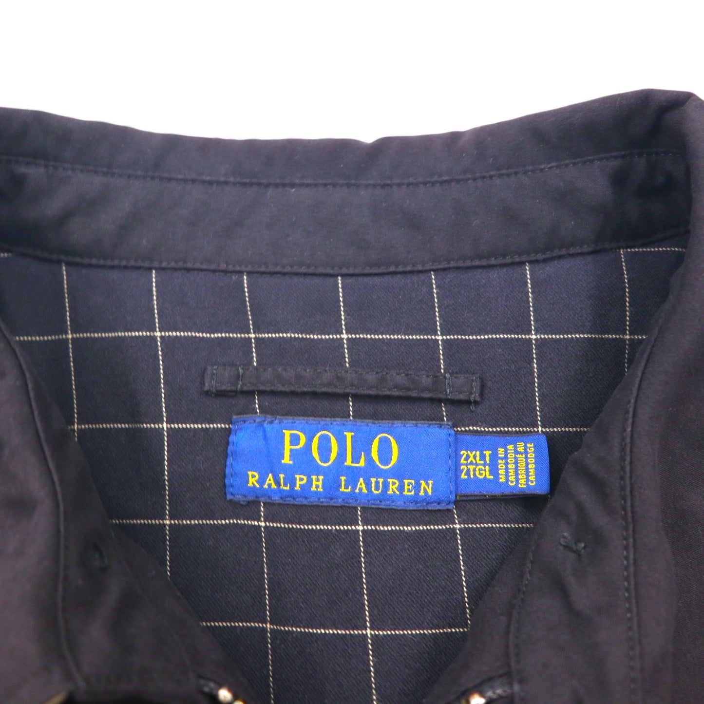 Polo Ralph Lauren Harrington Swing Jacket, Size 2XL, Black, Chin Strap, Small Pony Embroidery