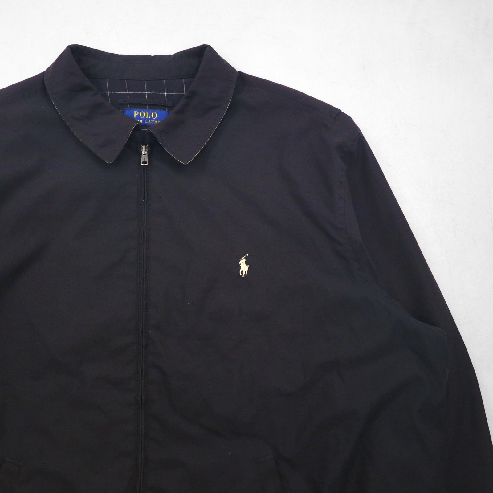 Polo Ralph Lauren Harrington Swing Jacket, Size 2XL, Black, Chin Strap, Small Pony Embroidery