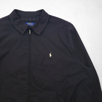 Polo Ralph Lauren Harrington Swing Jacket, Size 2XL, Black, Chin Strap, Small Pony Embroidery