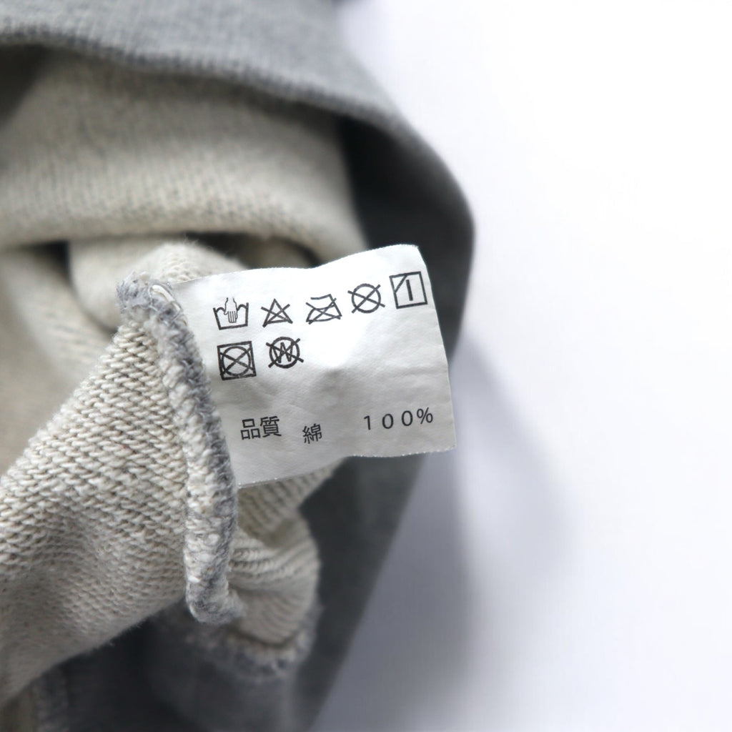 THRASHER MAGAZINE Fire Logo Sweatshirt M Grey Cotton