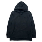 日本然リトテ-古着オンライン-stussy リバースウィーブ REVERSE WEAVE プルオーバー パーカー L ブラック コットン ワンポイントロゴ 刺繍-stussy REVERSE WEAVE Pullover Hoodie L Black Cotton One Point Logo Embroidery