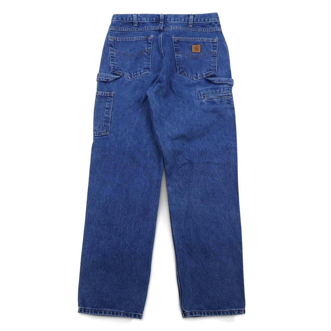 Carhartt Relaxed Fit Painter Denim Pants Size 34 Indigo Blue RELAXED FIT CARPENTER JEAN B171 DST Made in Nicaragua