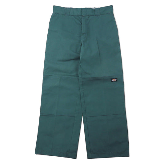 日本然リトテ-古着オンライン-Dickies ダブルニー ワークパンツ ルーズフィット 30 グレー ポリエステル コットン TWILL DOUBLE KNEE WORK PANTS 85283-Dickies Double Knee Work Pants Loose Fit 30 Gray Polyester Cotton TWILL DOUBLE KNEE WORK PANTS 85283