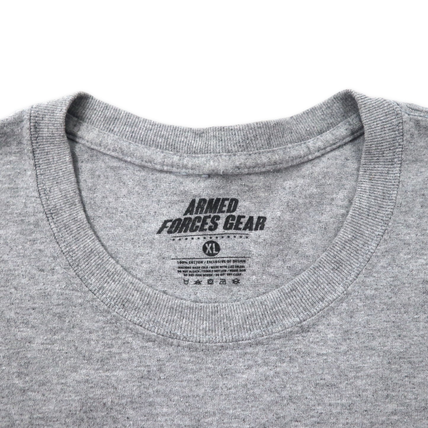 US AIR FORCE Tシャツ XL グレー コットン ミリタリー ARMED FORCES GEAR ビッグサイズ