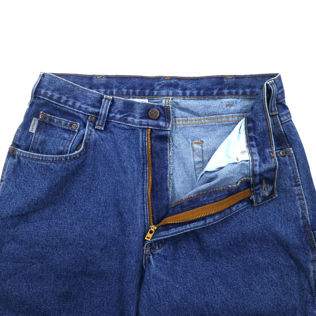 Carhartt Relaxed Fit Painter Denim Pants Size 34 Indigo Blue RELAXED FIT CARPENTER JEAN B171 DST Made in Nicaragua