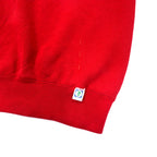 DISCUS ATHLETIC USA made 90s printed sweatshirt L red cotton double sided print LINCOLN WAY