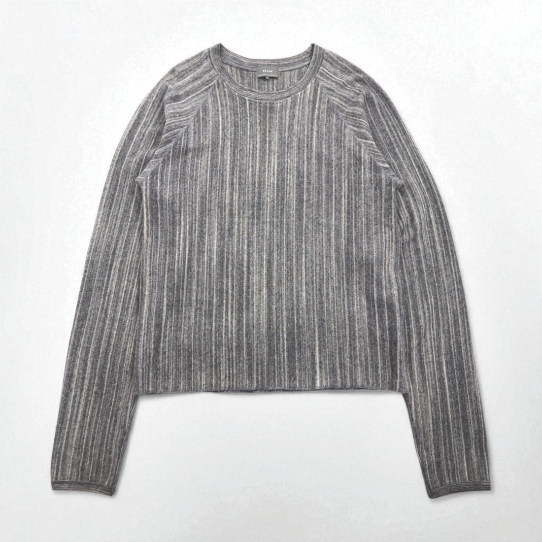 ATELIER BETON ( BIOTOP 取扱い ) パイル ロングスリーブ PILE LONG SLEEVE ニット セーター M グレー 171-18G 日本製