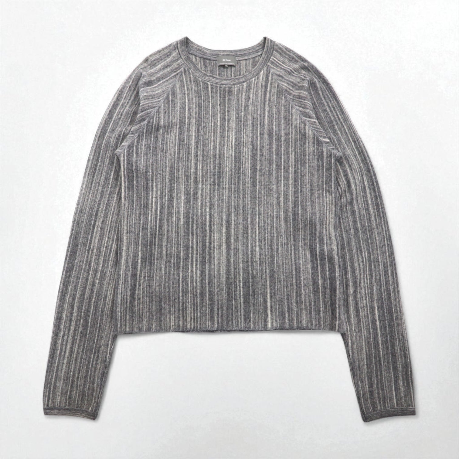 ATELIER BETON ( BIOTOP 取扱い ) パイル ロングスリーブ PILE LONG SLEEVE ニット セーター M グレー 171-18G 日本製