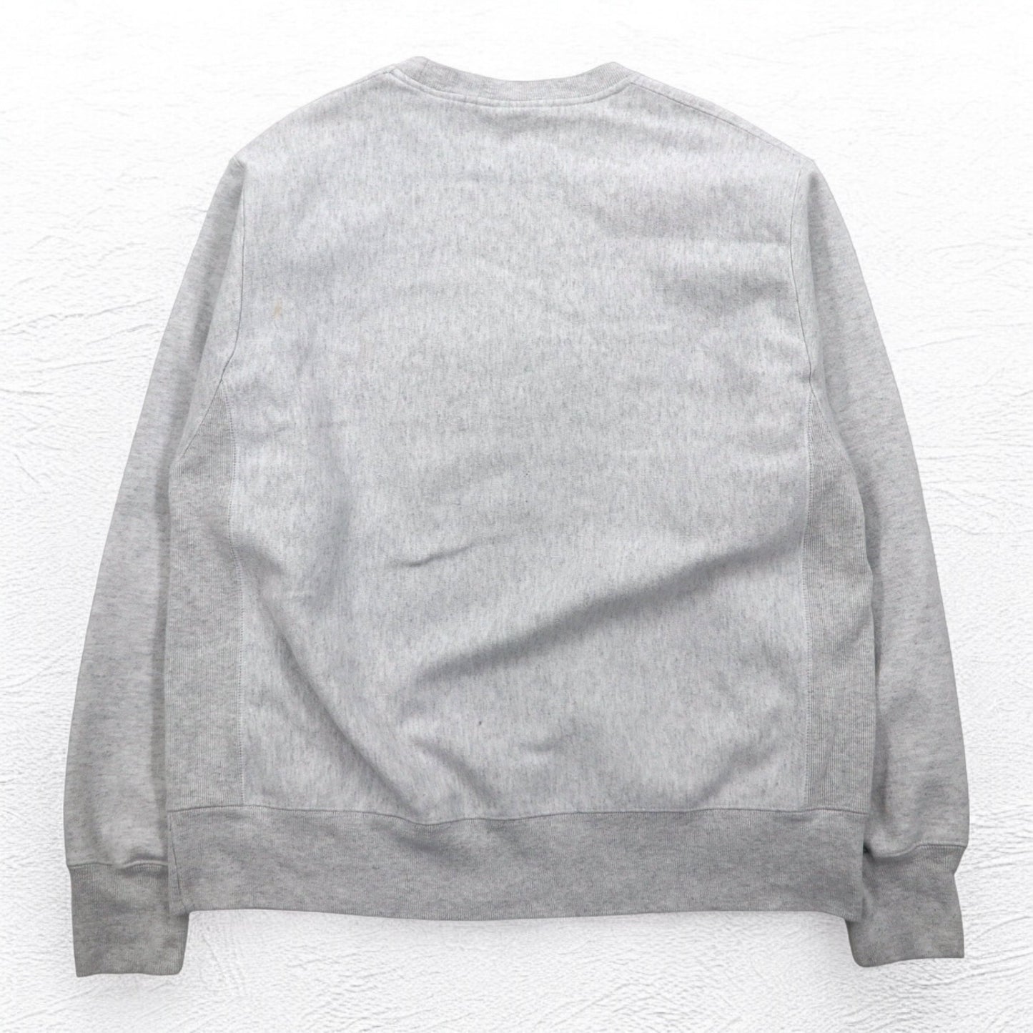 Champion リバースウィーブ REVERSE WEAVE スウェット 2XL グレー 染み込みプリント 青単タグ 復刻 エルサルバドル製