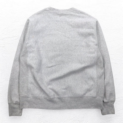 Champion リバースウィーブ REVERSE WEAVE スウェット 2XL グレー 染み込みプリント 青単タグ 復刻 エルサルバドル製