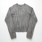 ATELIER BETON ( BIOTOP 取扱い ) パイル ロングスリーブ PILE LONG SLEEVE ニット セーター M グレー 171-18G 日本製