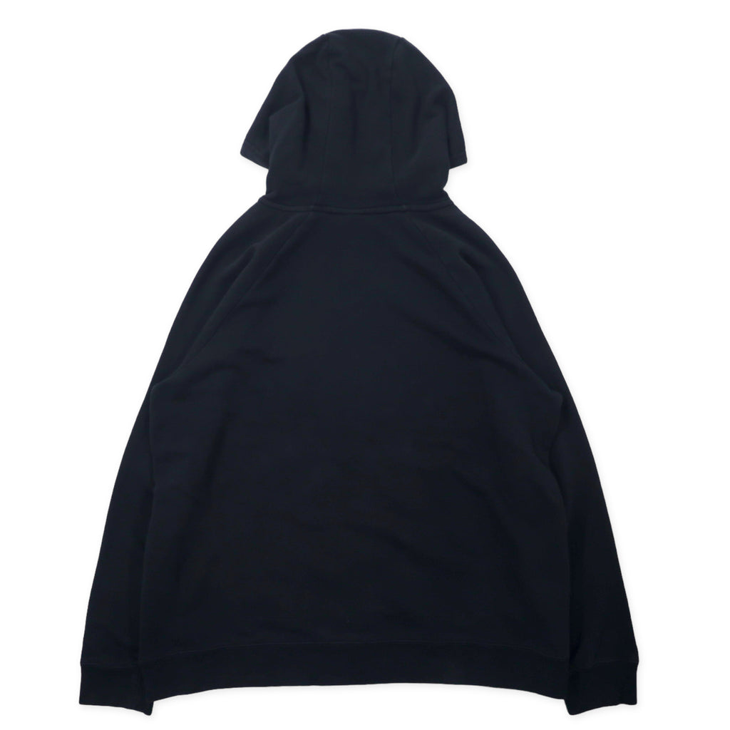 NIKE Loose Fit Pullover Hoodie 1X Black Cotton Swoosh Logo Women's Sportswear Rally Hoodie Sz 2X AA0733-010