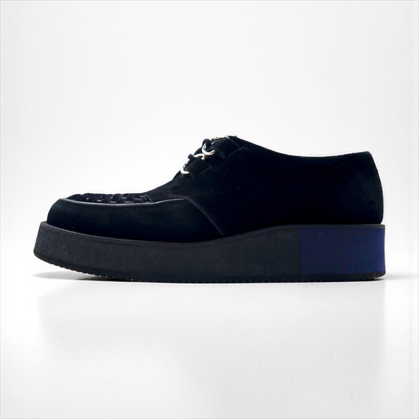 John UNDERCOVER Platform Creeper Shoes, Size 26.5cm, Suede, Vibram Sole, Made in Japan, JU04F01
