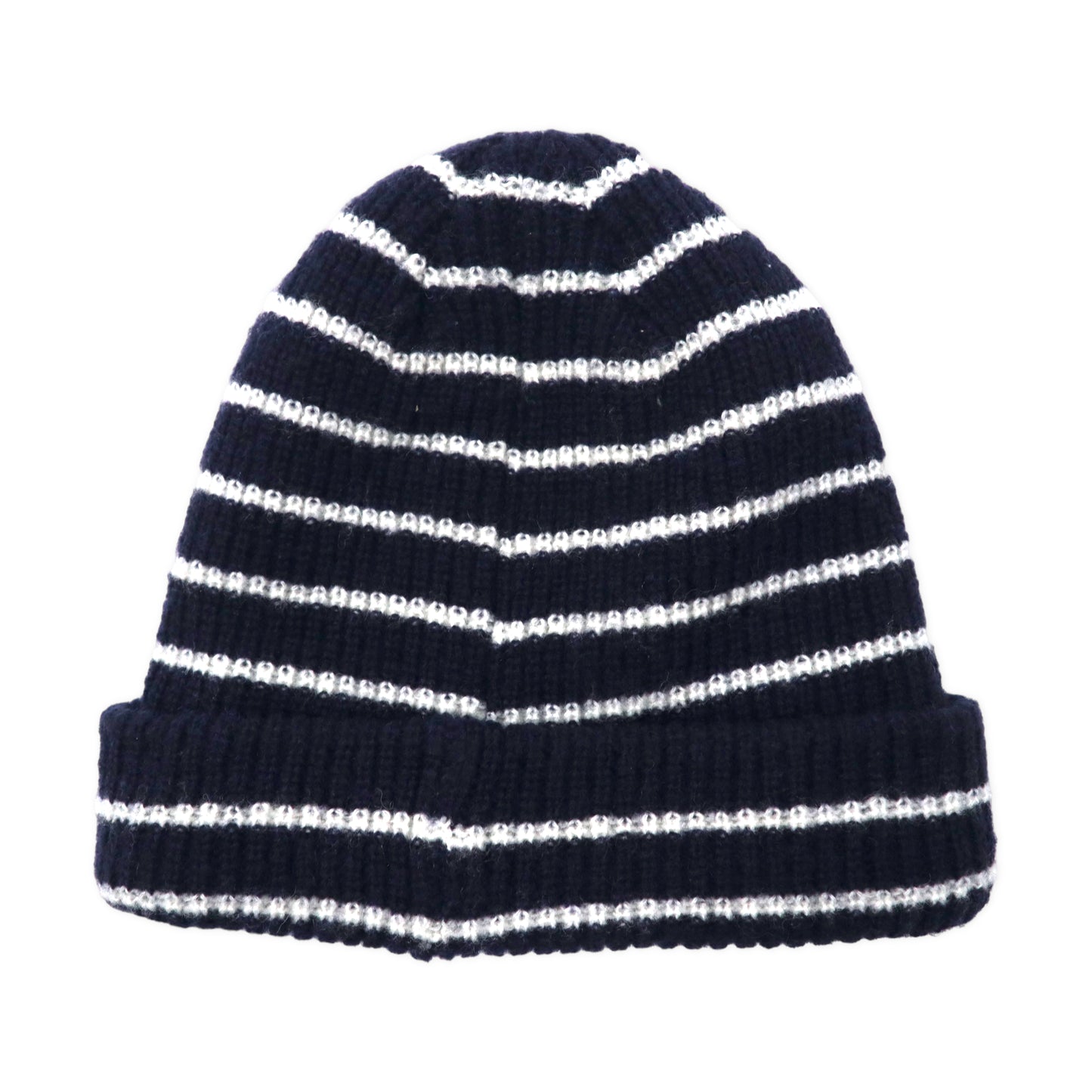 APPLEBUM リバーシブル ニット帽 ビーニー FREE ネイビー ボーダー Reversible Knit Cap 未使用品