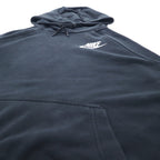 NIKE Loose Fit Pullover Hoodie 1X Black Cotton Swoosh Logo Women's Sportswear Rally Hoodie Sz 2X AA0733-010