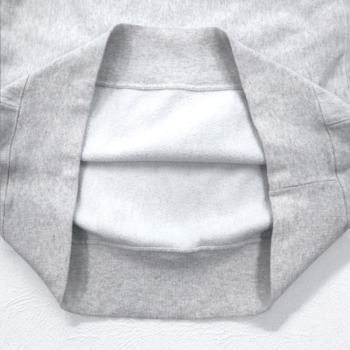 Champion リバースウィーブ REVERSE WEAVE スウェット 2XL グレー 染み込みプリント 青単タグ 復刻 エルサルバドル製