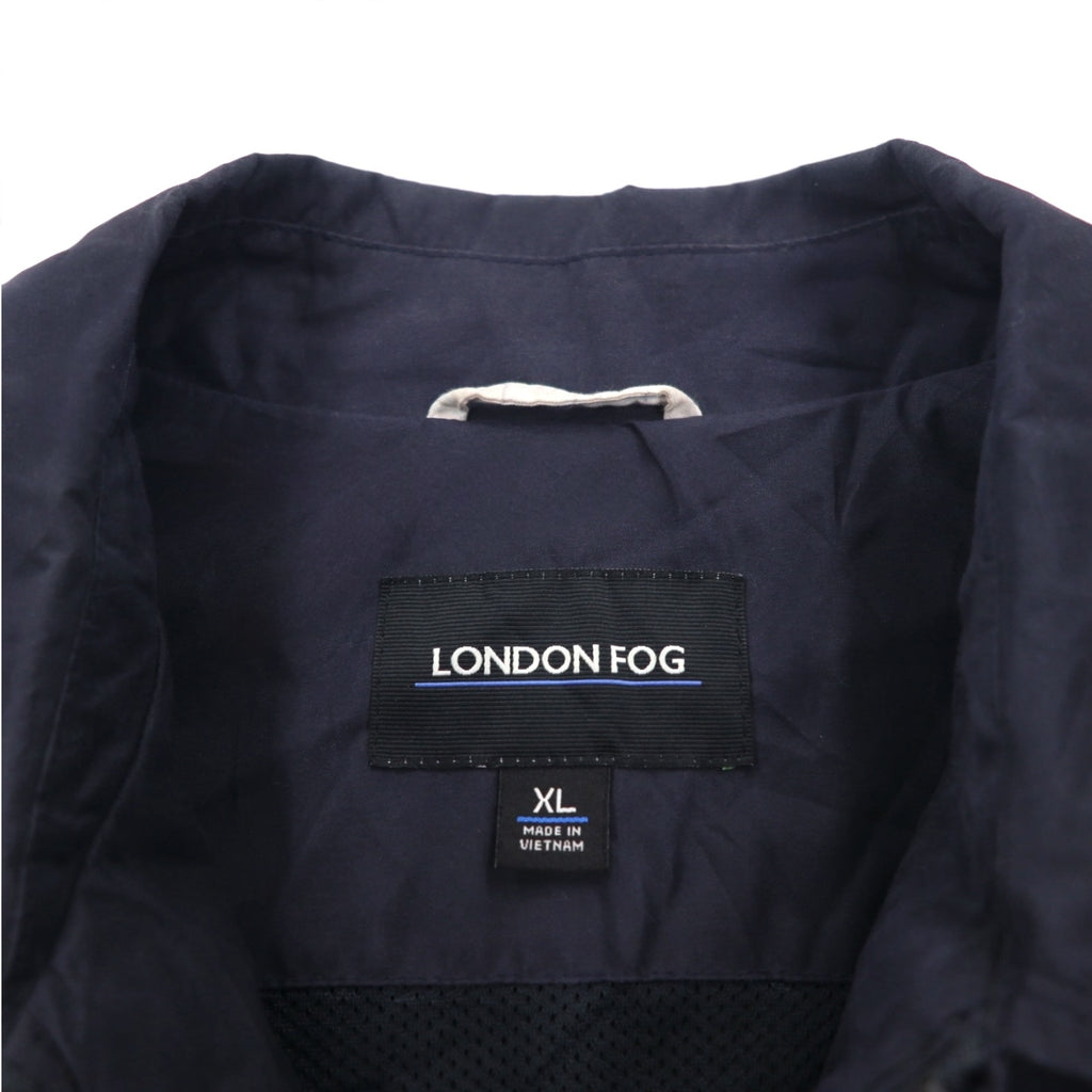 LONDON FOG Swing Top Harrington Jacket XL Navy Mesh Liner