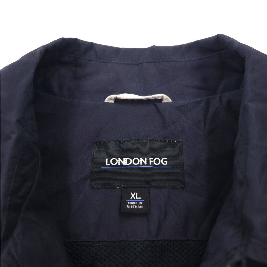 LONDON FOG Swing Top Harrington Jacket XL Navy Mesh Liner