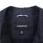 LONDON FOG Swing Top Harrington Jacket XL Navy Mesh Liner