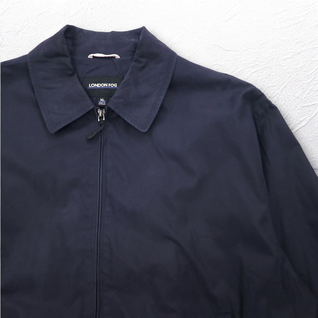 LONDON FOG Swing Top Harrington Jacket XL Navy Mesh Liner