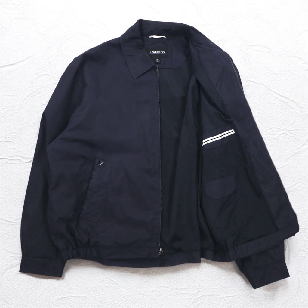 LONDON FOG Swing Top Harrington Jacket XL Navy Mesh Liner