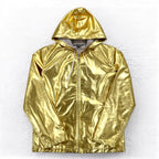 BLACK comme des GARCONS Zip Hoodie L Metallic Gold AD2018 Made in Japan
