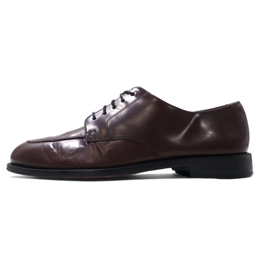 日本然リトテ-古着オンライン-COLE HAAN Uチップ ダービー ドレスシューズ 27cm ブラウン レザー-COLE HAAN U-tip Derby Dress Shoes US9 Brown Leather