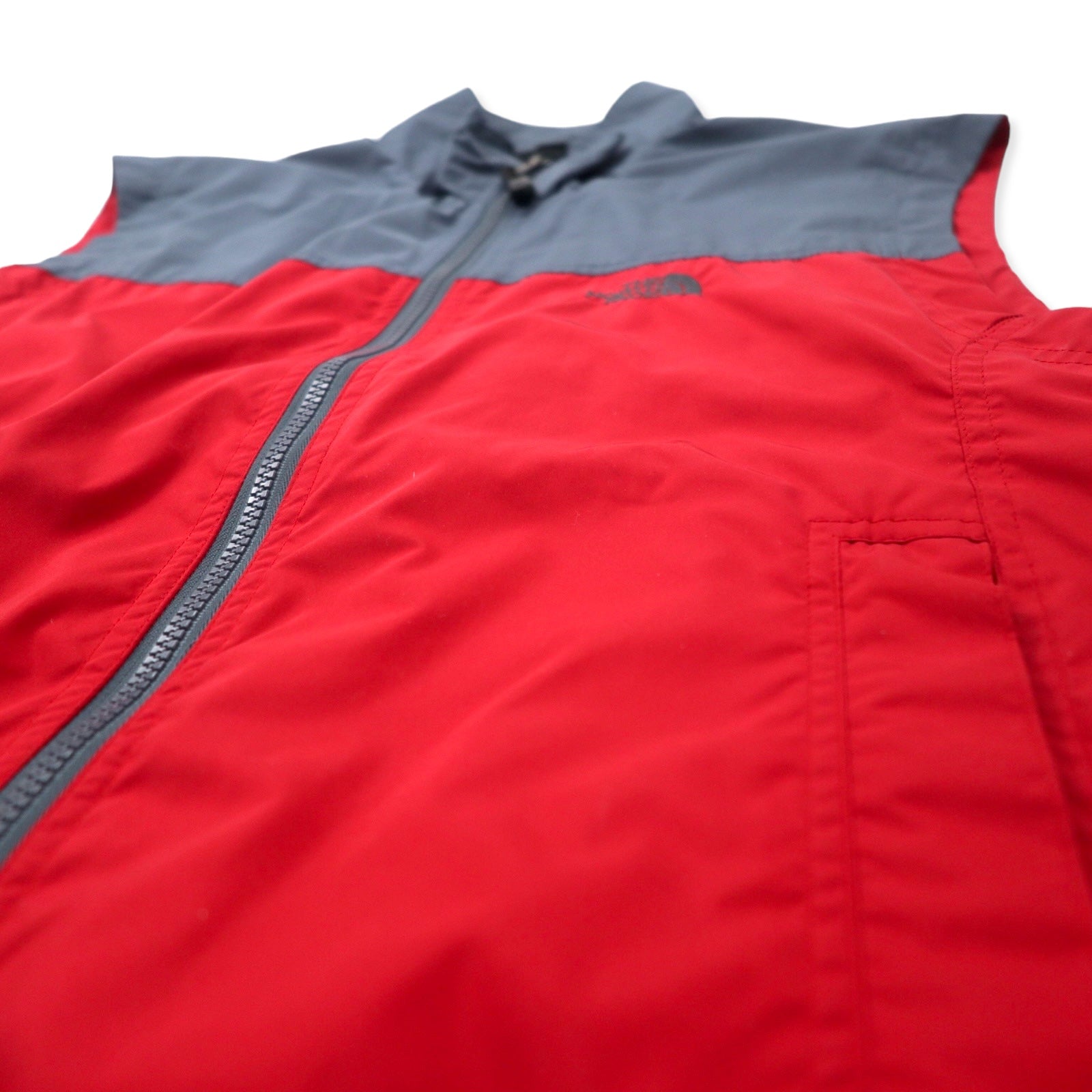 THE NORTH FACE Hydraena Vest L Red Polyester Water Repellent One Point Logo Embroidery NP-2802