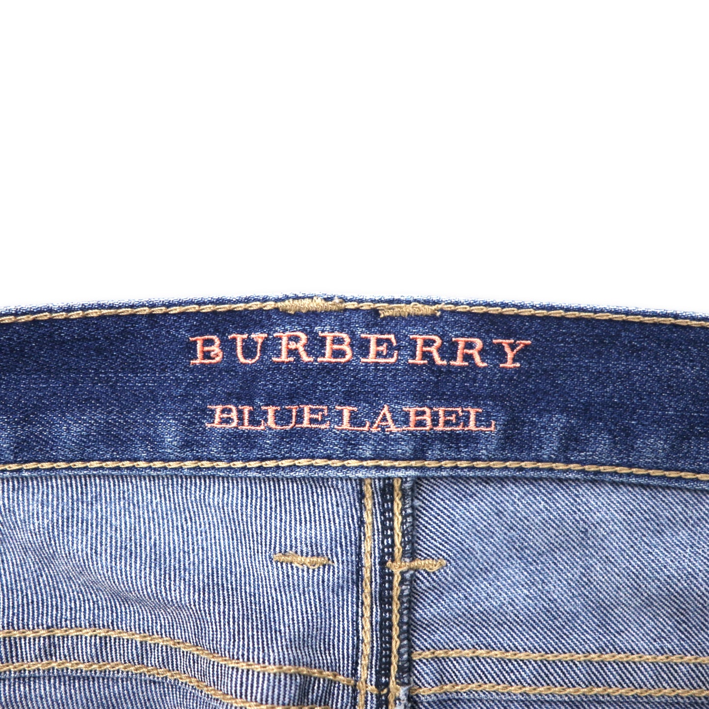 BURBERRY BLUE LABEL スリムフィット スキニージーンズ デニムパンツ 36 ブルー コットン ストレッチ