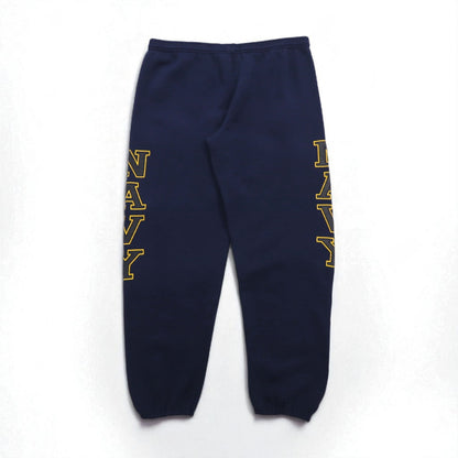 US NAVY 米軍 USA製 スウェットパンツ L ネイビー コットン ミリタリー SOFFE