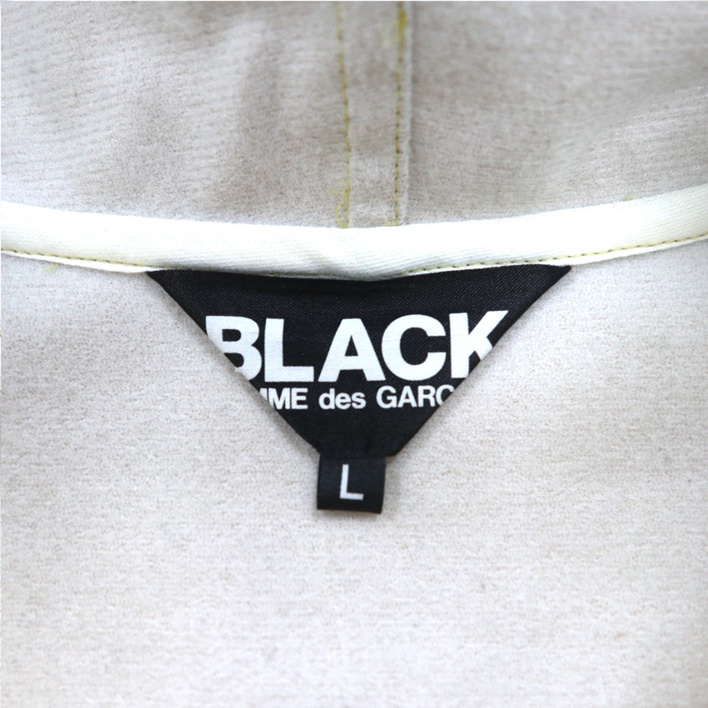 BLACK comme des GARCONS Zip Hoodie L Metallic Gold AD2018 Made in Japan