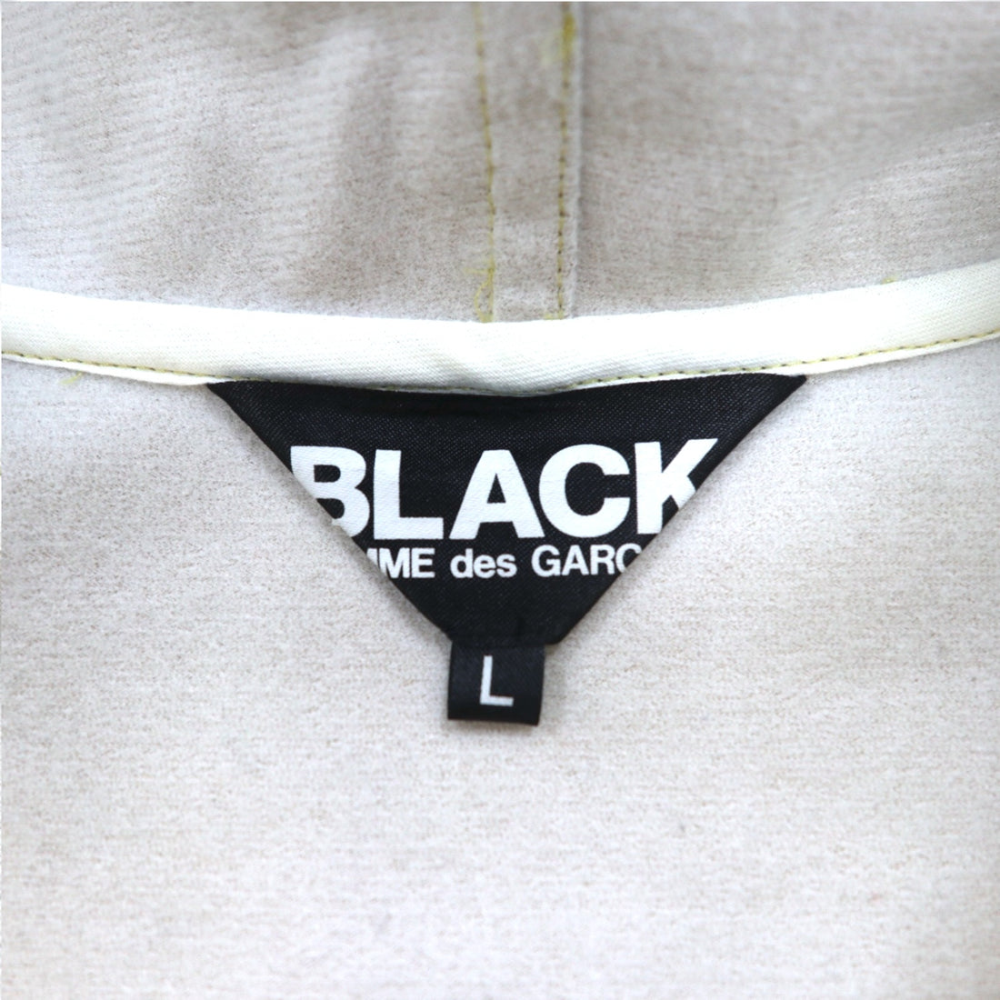 BLACK comme des GARCONS Zip Hoodie L Metallic Gold AD2018 Made in Japan