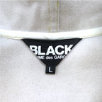 BLACK comme des GARCONS Zip Hoodie L Metallic Gold AD2018 Made in Japan
