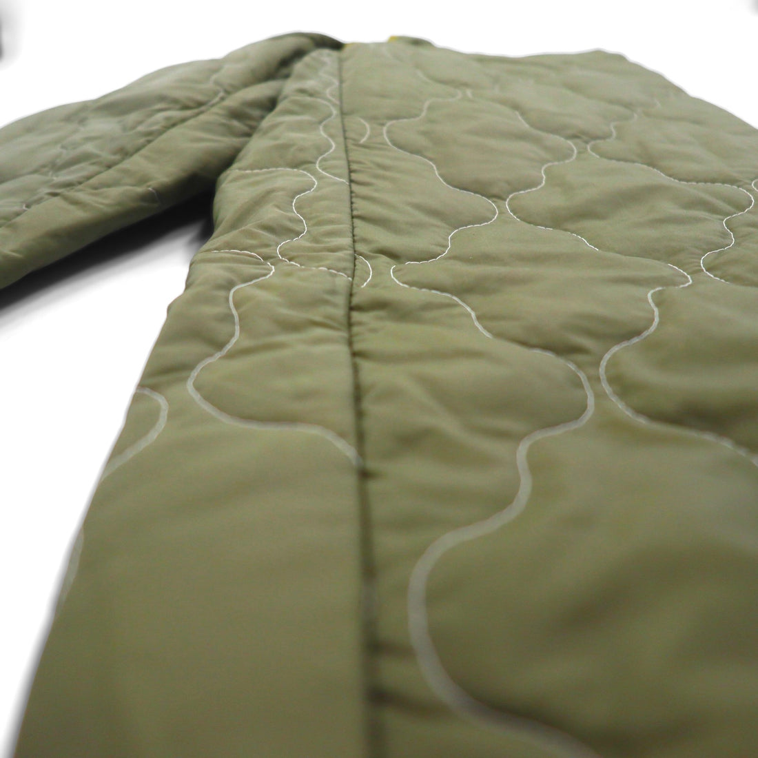 90s Vintage Army Pants, Czechoslovakian Army M85 Quilted Liner Pants, Size S, Padded, Onion Quilted, Ribbed Hems, Military, Former Eastern European Army, OZKN