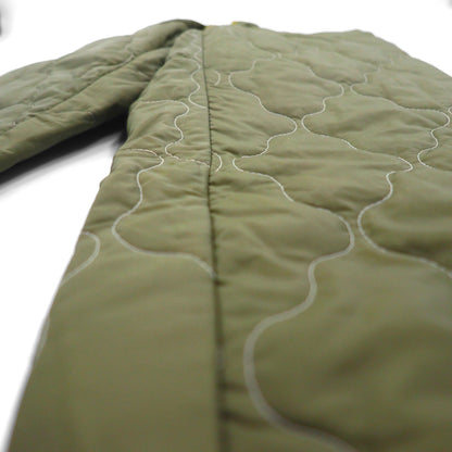 90s Vintage Army Pants 90年代 チェコスロバキア軍 M85 キルティング ライナーパンツ S 中綿 オニオンキルト 裾リブ ミリタリー 旧東欧軍 OZKN