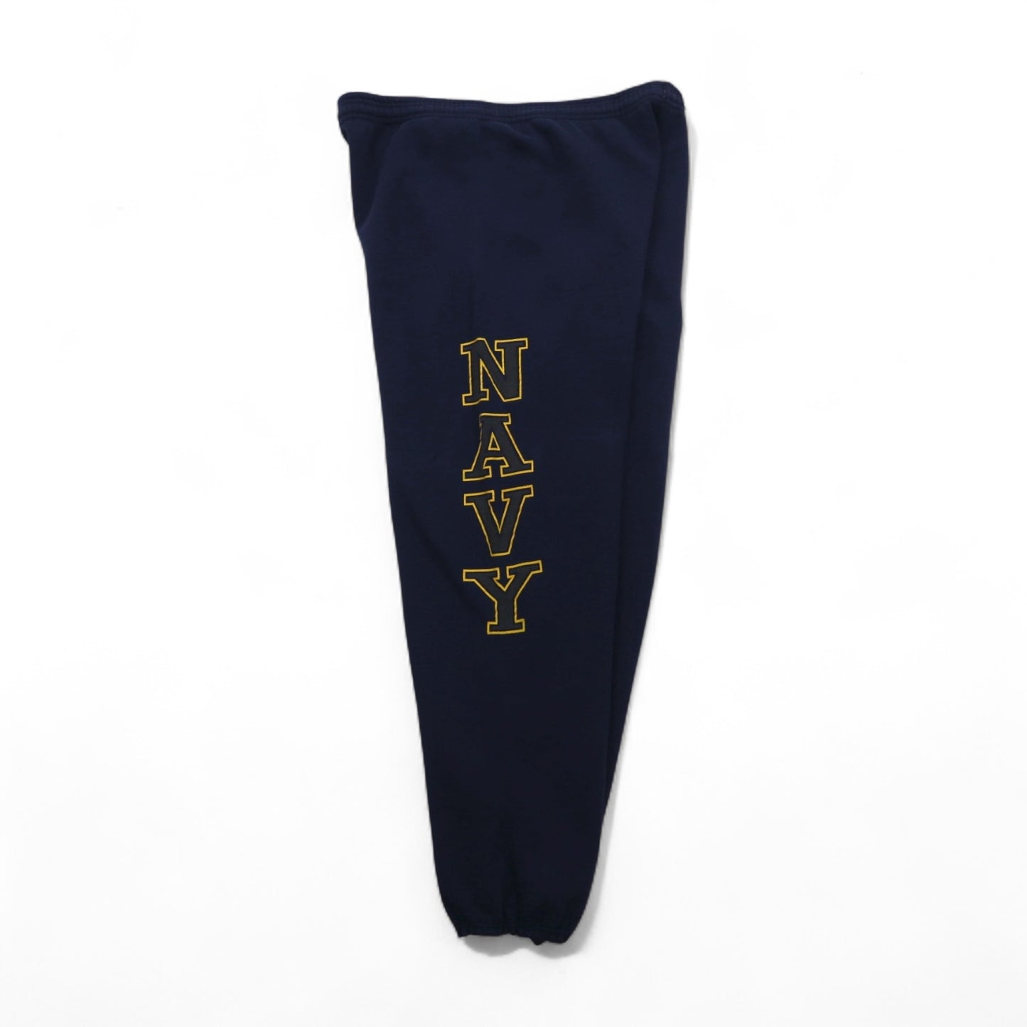 US NAVY 米軍 USA製 スウェットパンツ L ネイビー コットン ミリタリー SOFFE