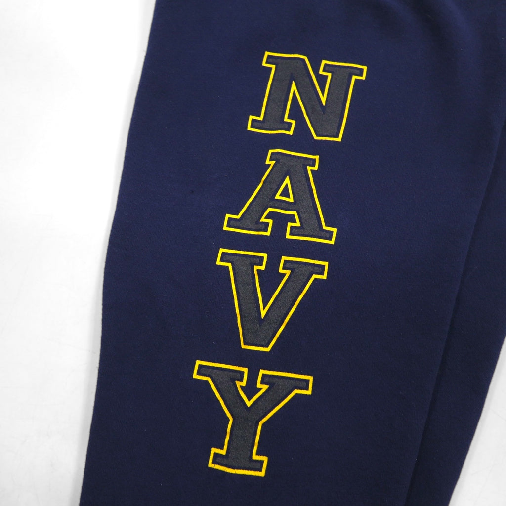 US NAVY Military Sweatpants, Size L, Navy Cotton, Made in USA, SOFFE