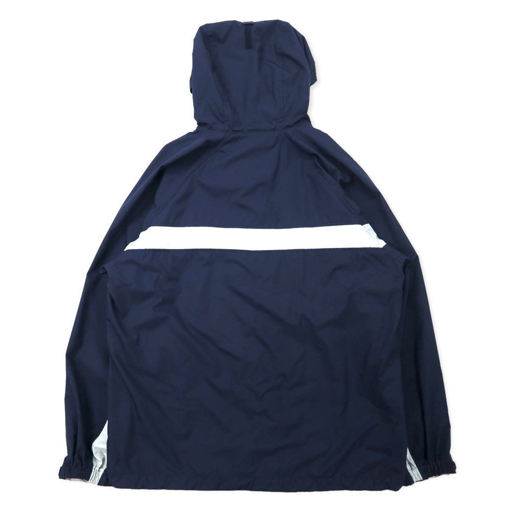 THE NORTH FACE アノラックパーカー M ネイビー ポリエステル ポケッタブル ワンポイントロゴ刺繍 NP0209 日本製