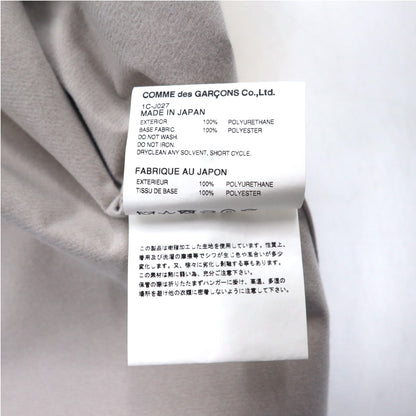 BLACK comme des GARCONS ジップパーカー L メタリック ゴールド AD2018 日本製