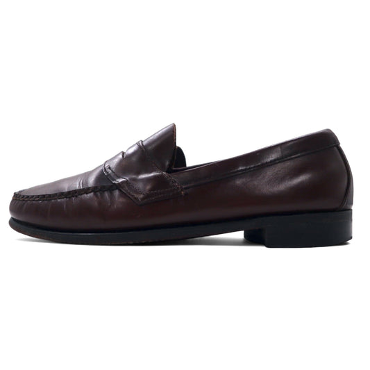 日本然リトテ-古着オンライン-USA製 DEXTER ペニーローファー 28cm ブラウン レザー 940164-USA Made DEXTER Penny Loafers US10 Brown Leather 940164