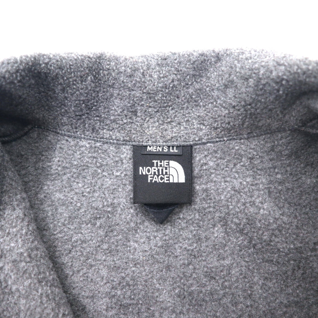 THE NORTH FACE Denali Jacket Fleece LL Gray Polyester POLARTEC One Point Logo Embroidery NL45001A