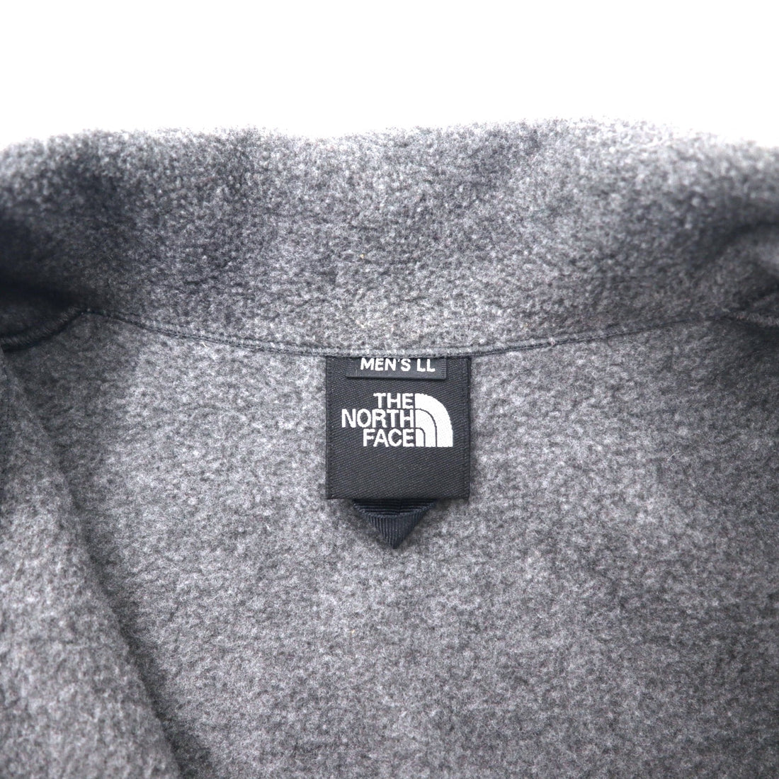 THE NORTH FACE Denali Jacket Fleece LL Gray Polyester POLARTEC One Point Logo Embroidery NL45001A