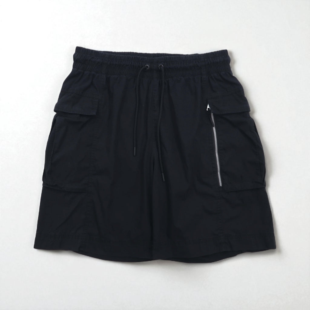NIKE Cargo Shorts, Size XL, Black, Zip Pocket, AR2374-010