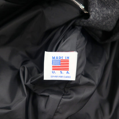 BOTANY500 1980s USA-Made Double-Breasted Trench Coat, XL, Black, with Belt and Detachable Liner and Epaulettes