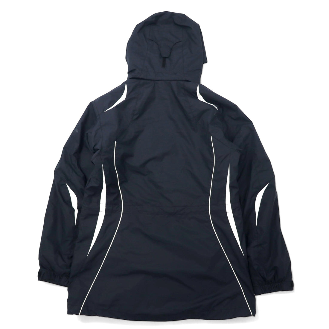Columbia 3WAY Mountain Parka Fleece Jacket M Black Nylon Waterproof Zip-in-Zip INTERCHANGE Detachable Liner Detachable Hood Drawcord XL7654
